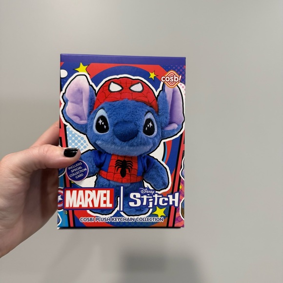 NWT Marvel Disney Stitch Cosbi Plush Keychain Blind Box - Picture 1 of 4